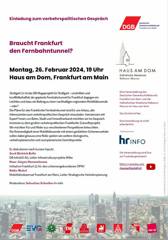 Diskussion zum Fernbahntunnel